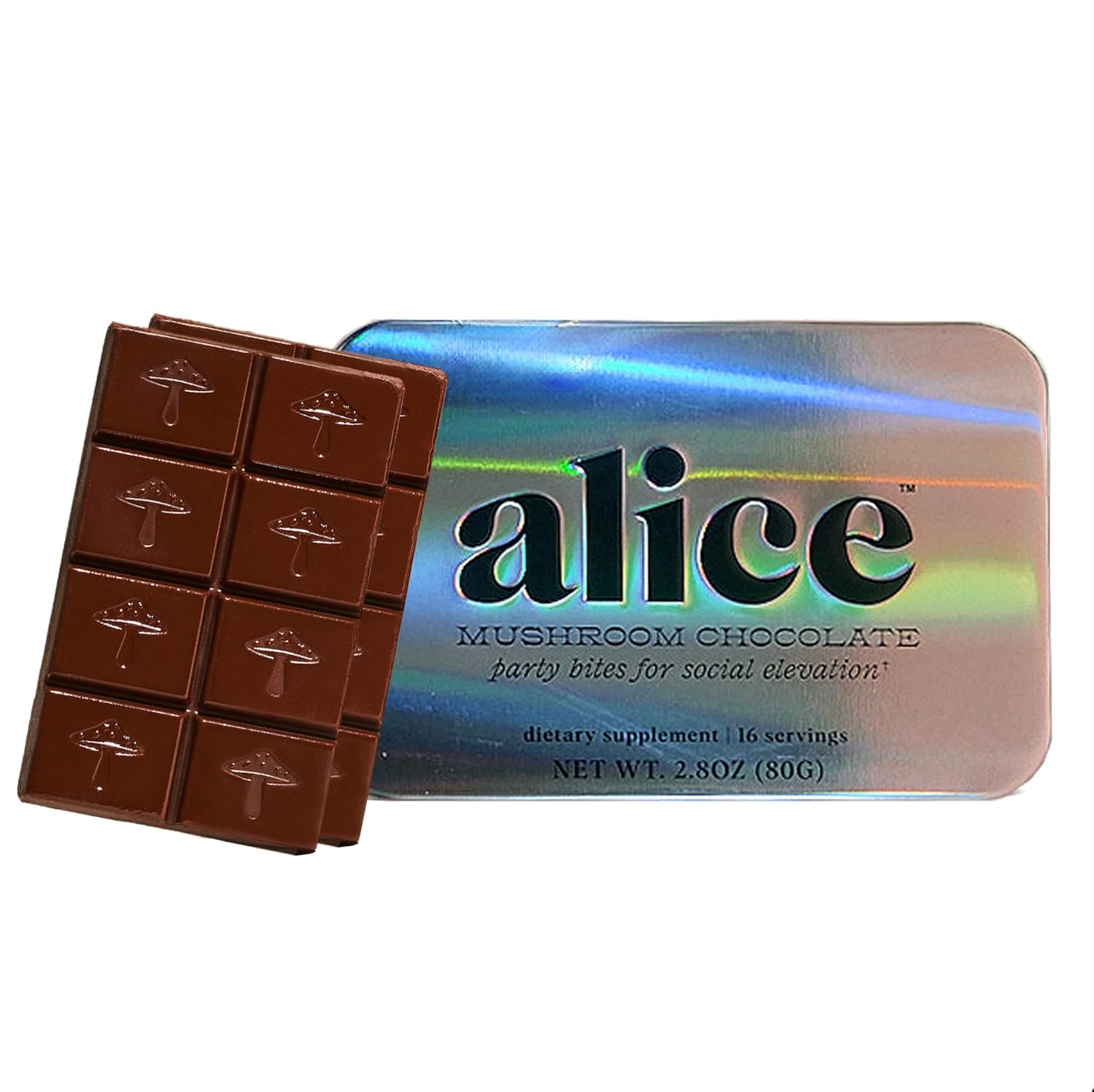 Buy Alice Mushroom Chocolate Bar