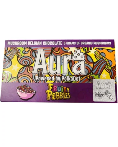 Aura Mushroom Chocolate Bar Powered By Polkadot - Fruity Pebbles