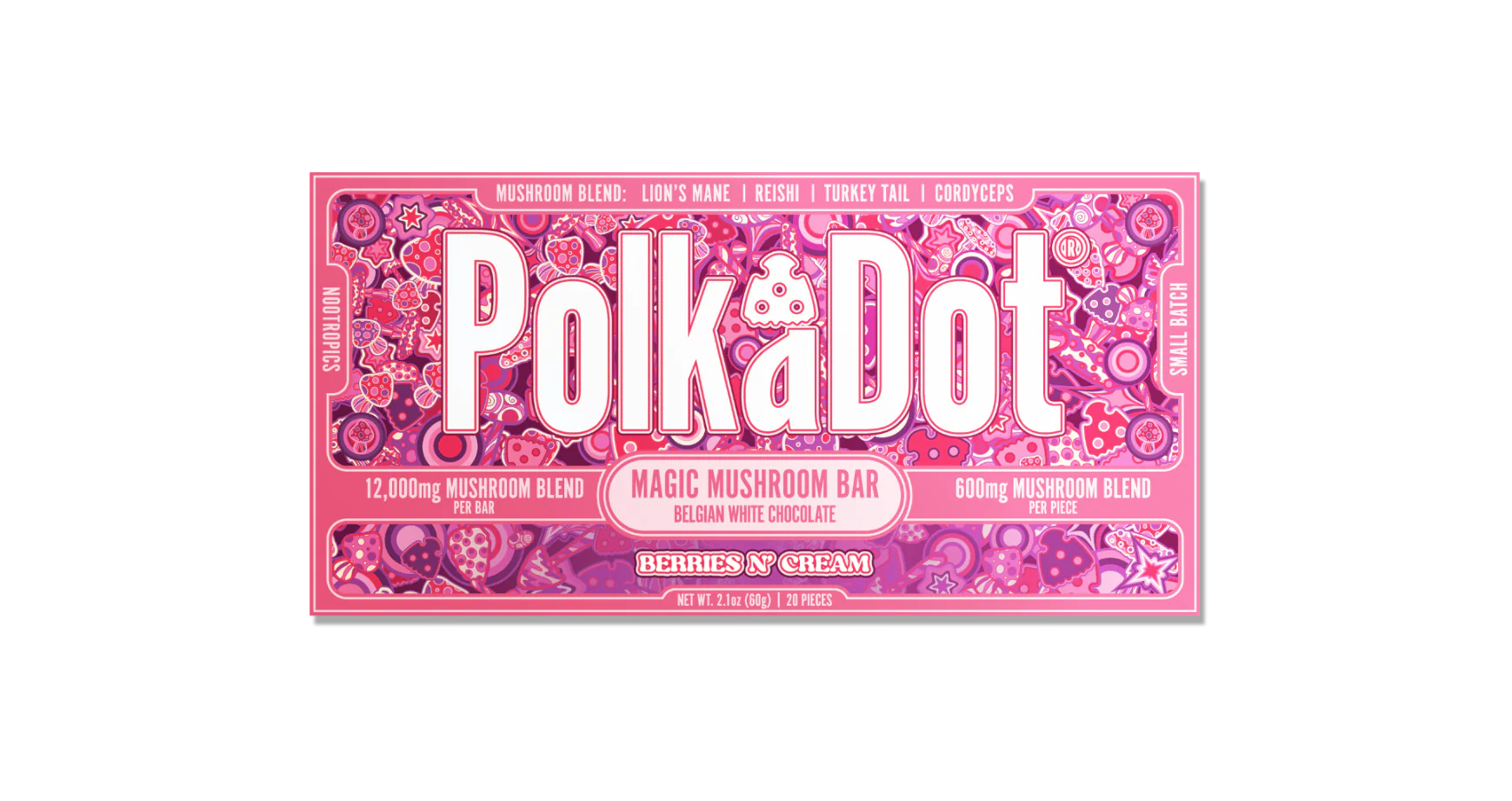 Buy Polkadot Mushroom Chocolate Bar