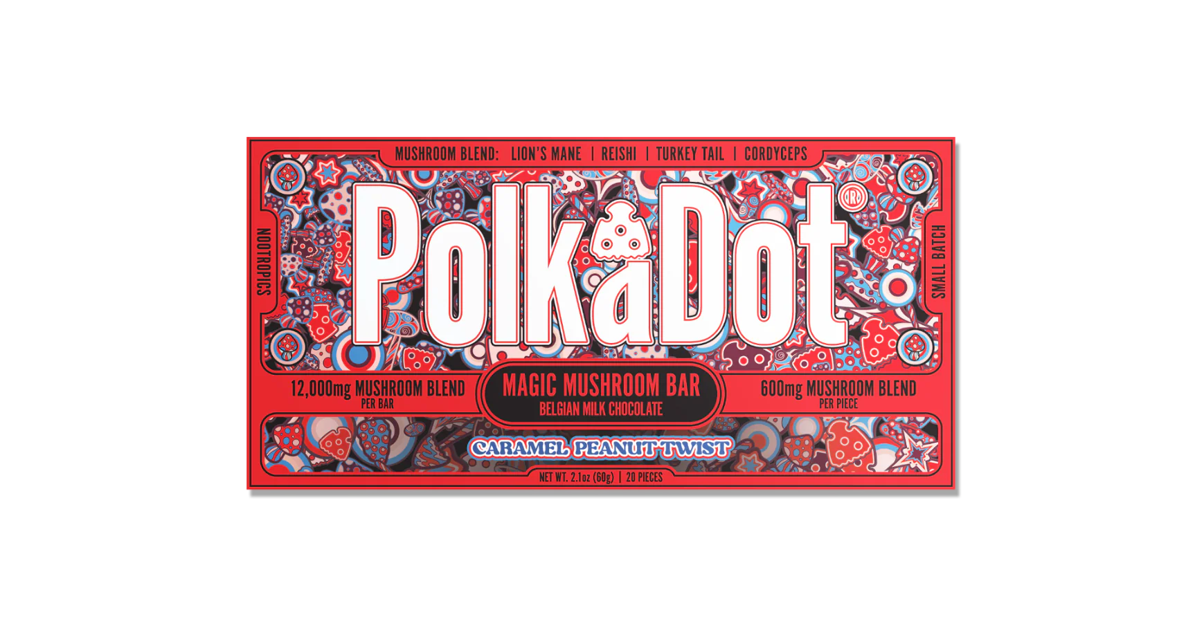 Buy Polkadot Mushroom Chocolate Bar