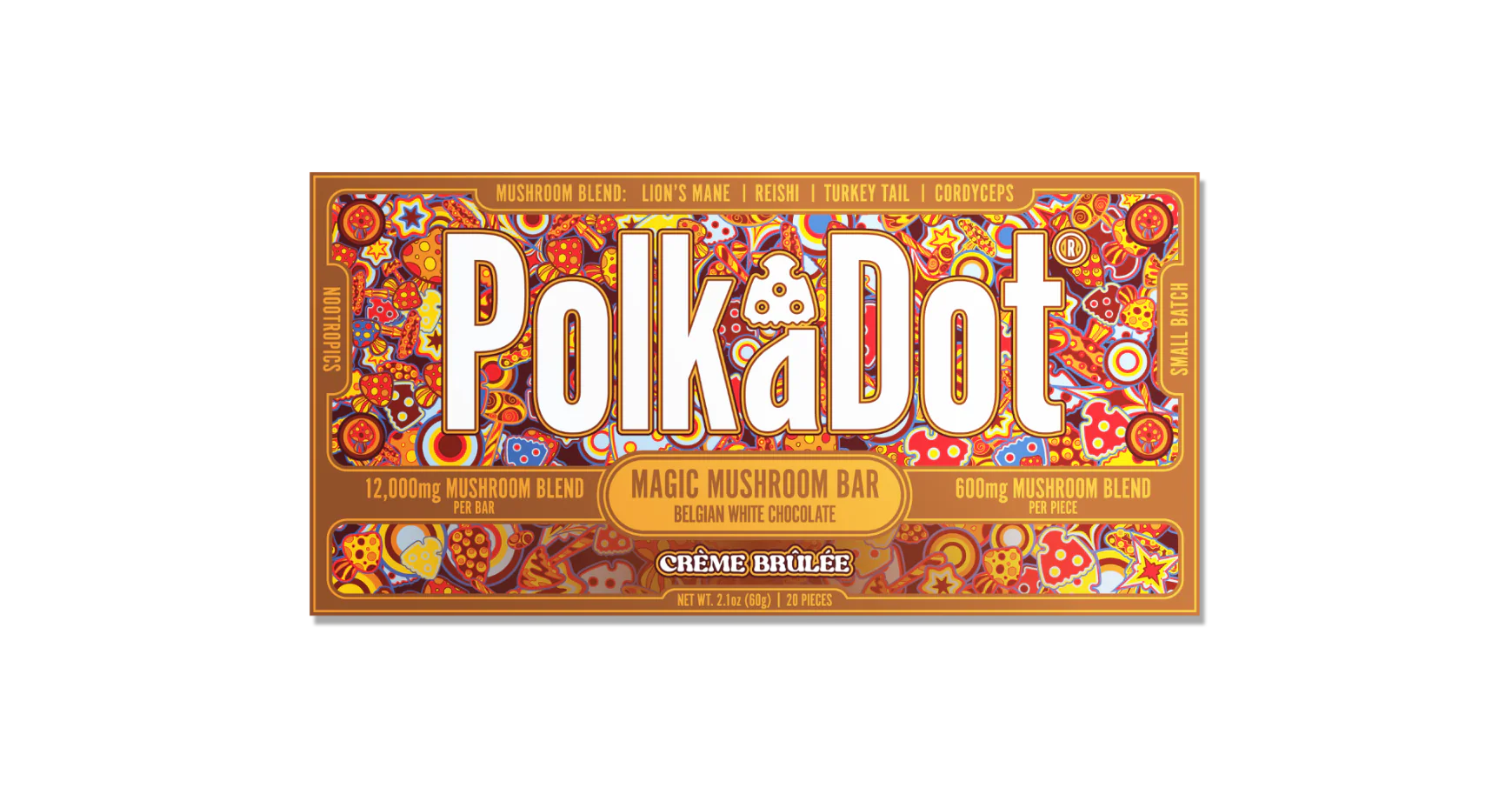 Buy Polkadot Mushroom Chocolate Bar