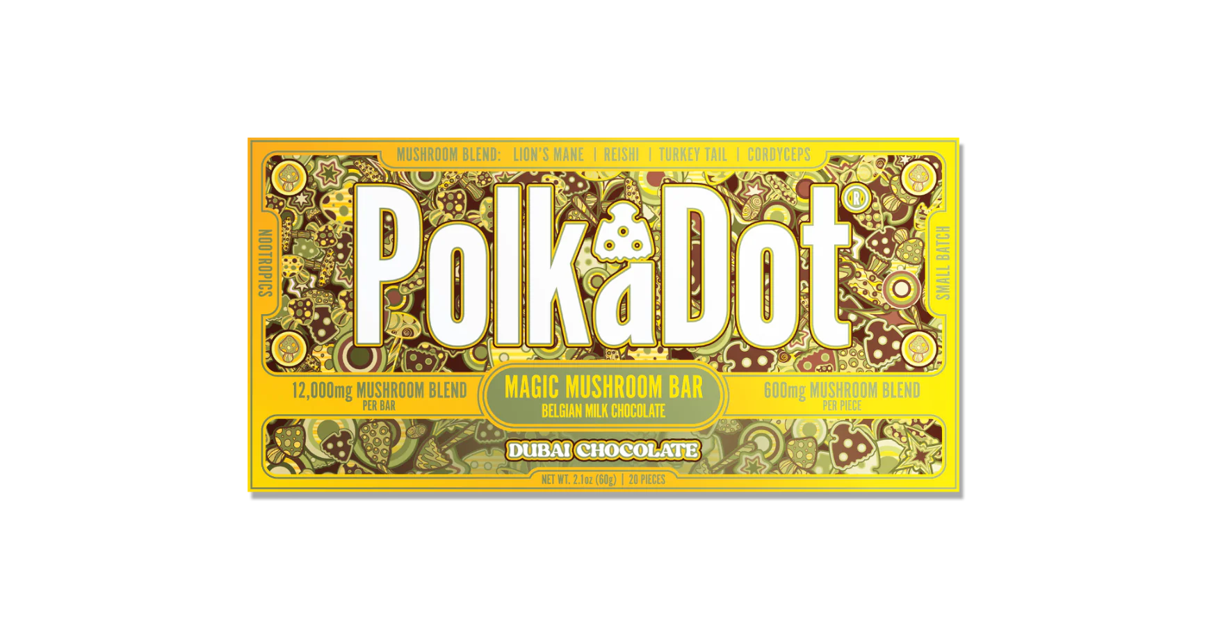 Buy Polkadot Mushroom Chocolate Bar