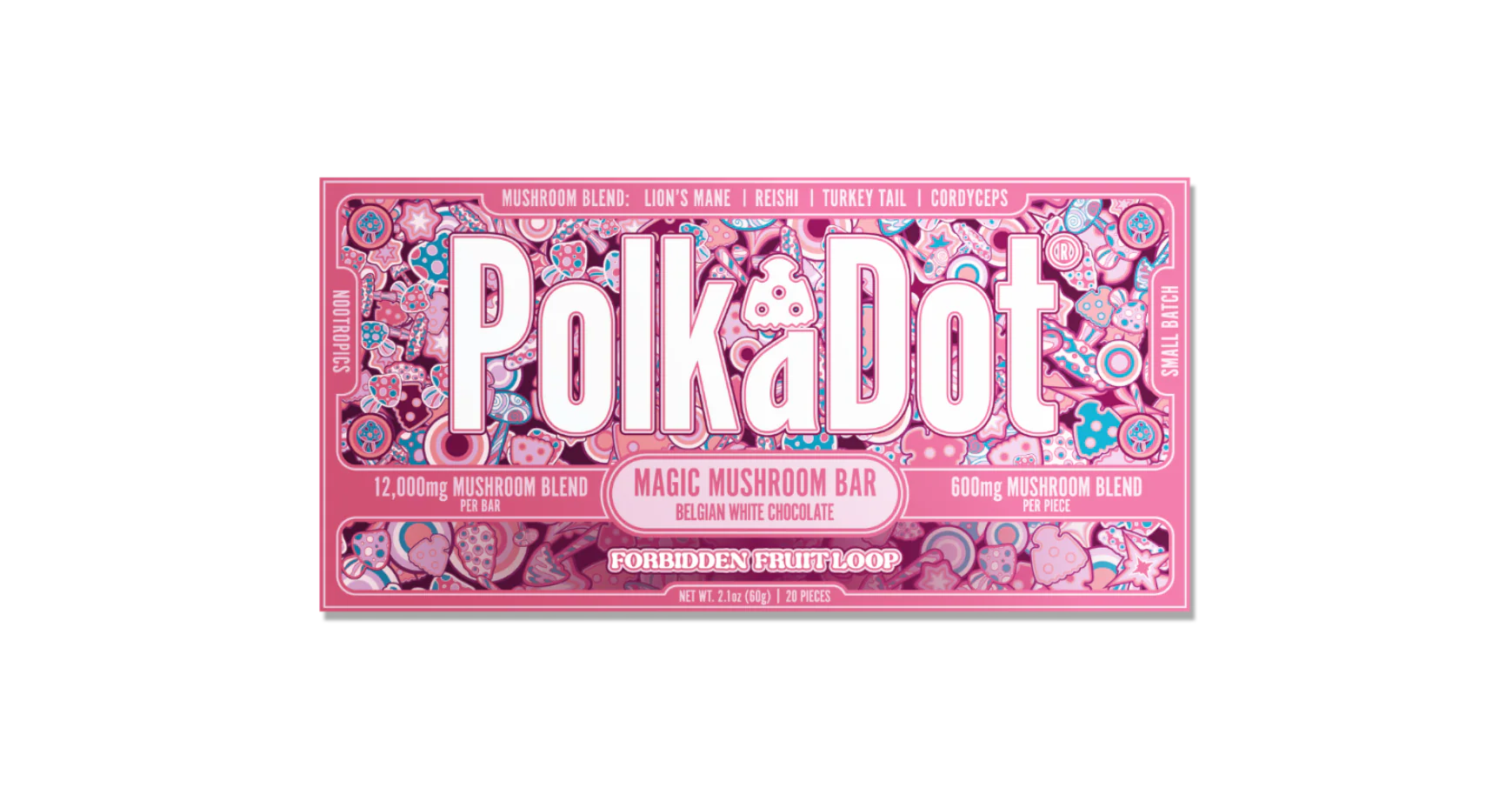 Buy Polkadot Mushroom Chocolate Bar