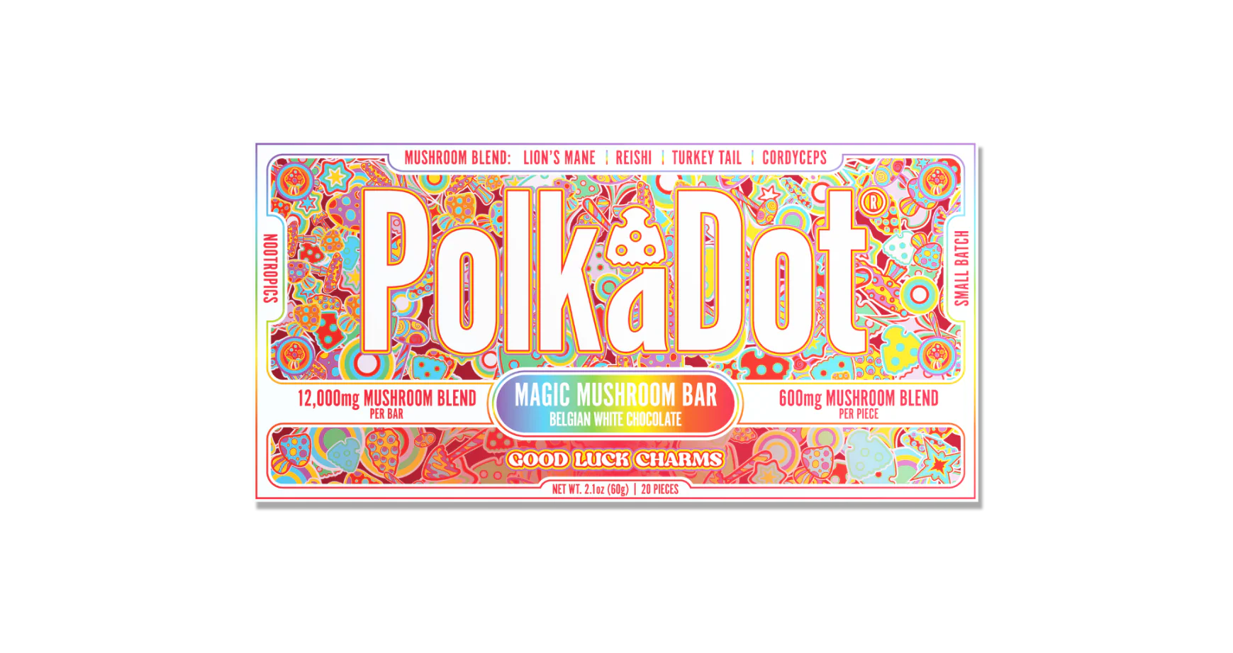 Buy Polkadot Mushroom Chocolate Bar