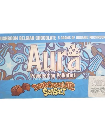 Aura Mushroom Chocolate Bar Powered By Polkadot - Dark Chocolate Sea Salt