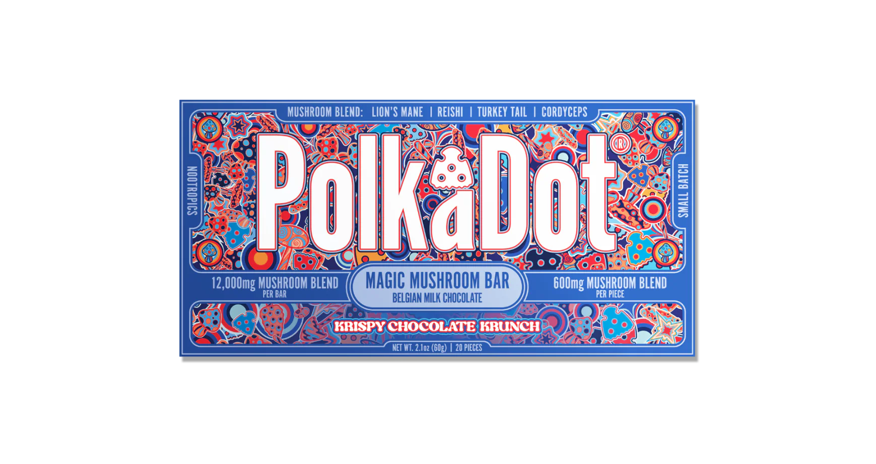 Buy Polkadot Mushroom Chocolate Bar