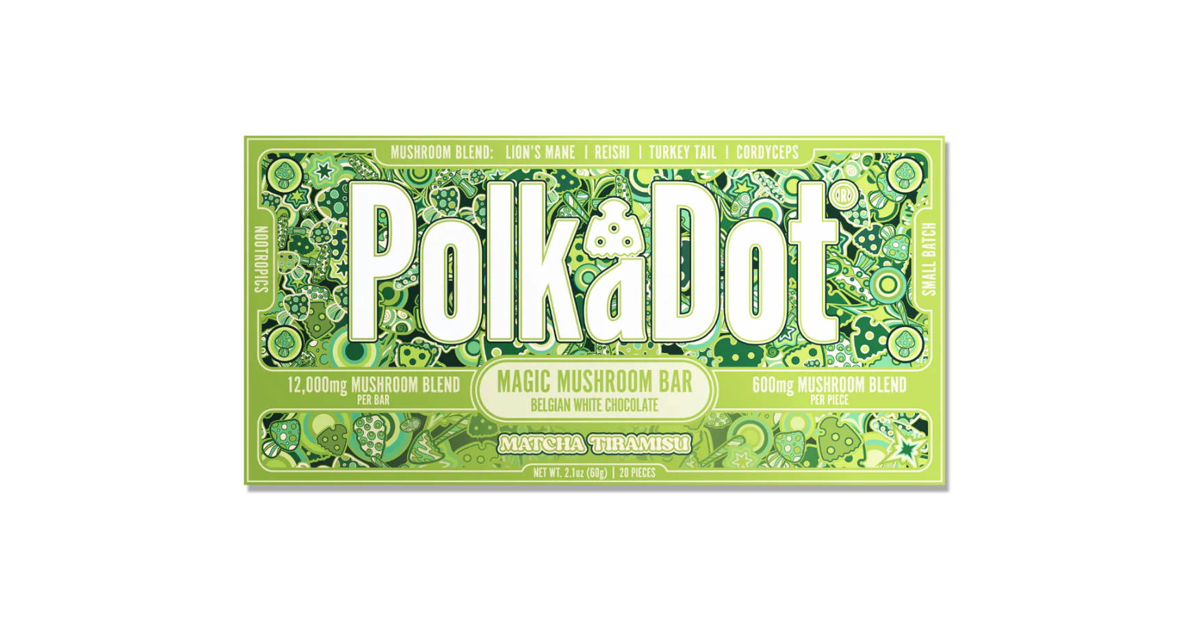 Buy Polkadot Mushroom Chocolate Bar