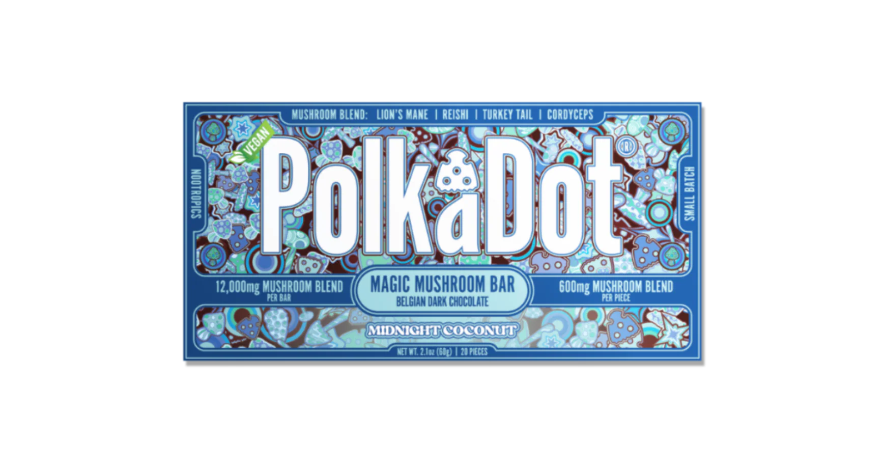 Buy Polkadot Mushroom Chocolate Bar