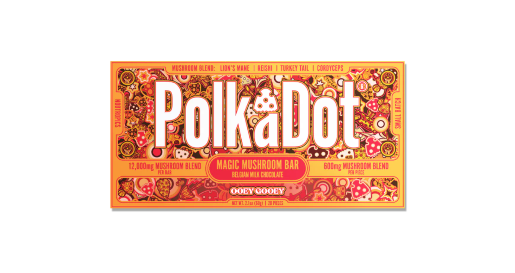 Buy Polkadot Mushroom Chocolate Bar