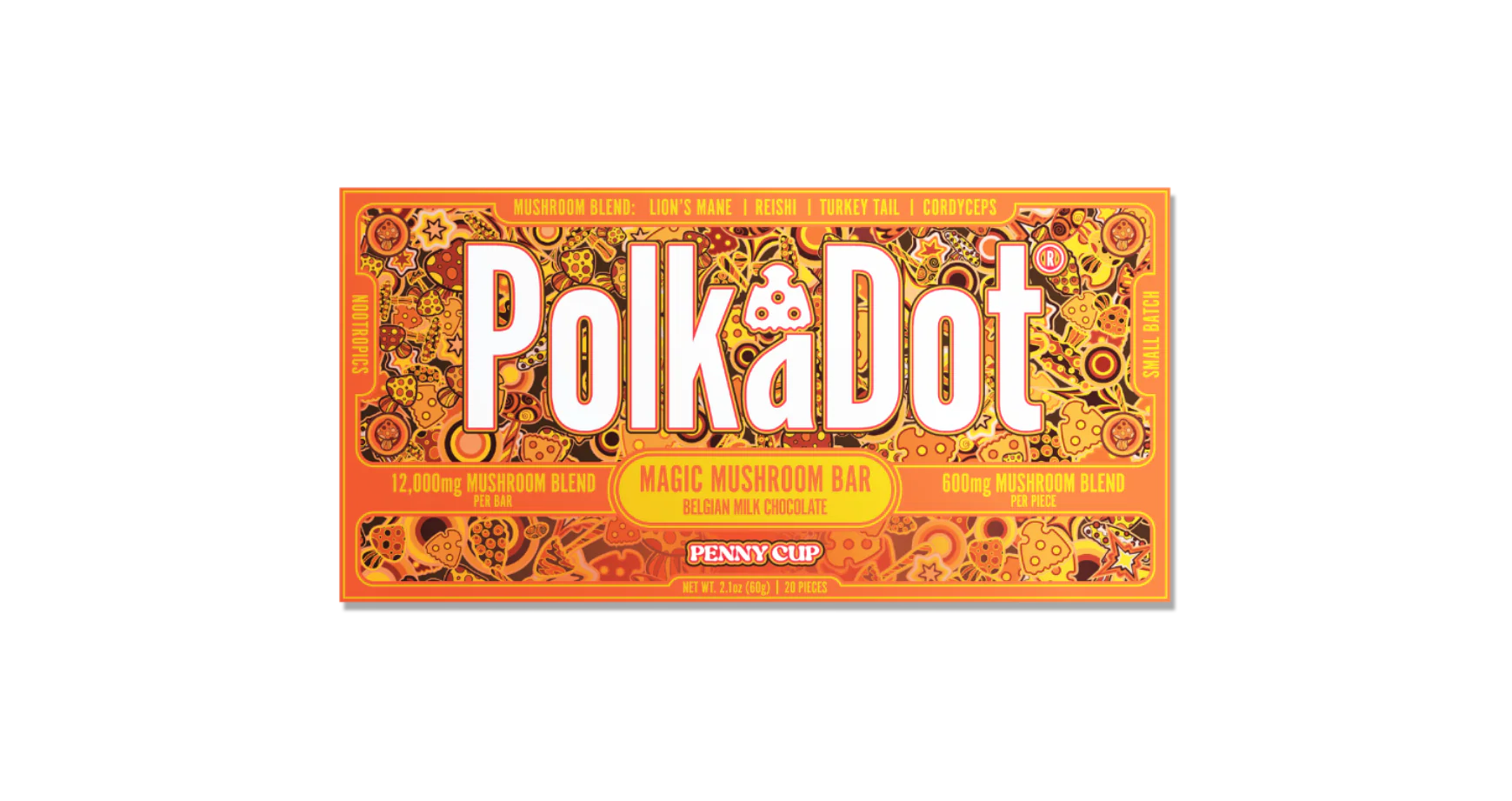 Buy Polkadot Mushroom Chocolate Bar