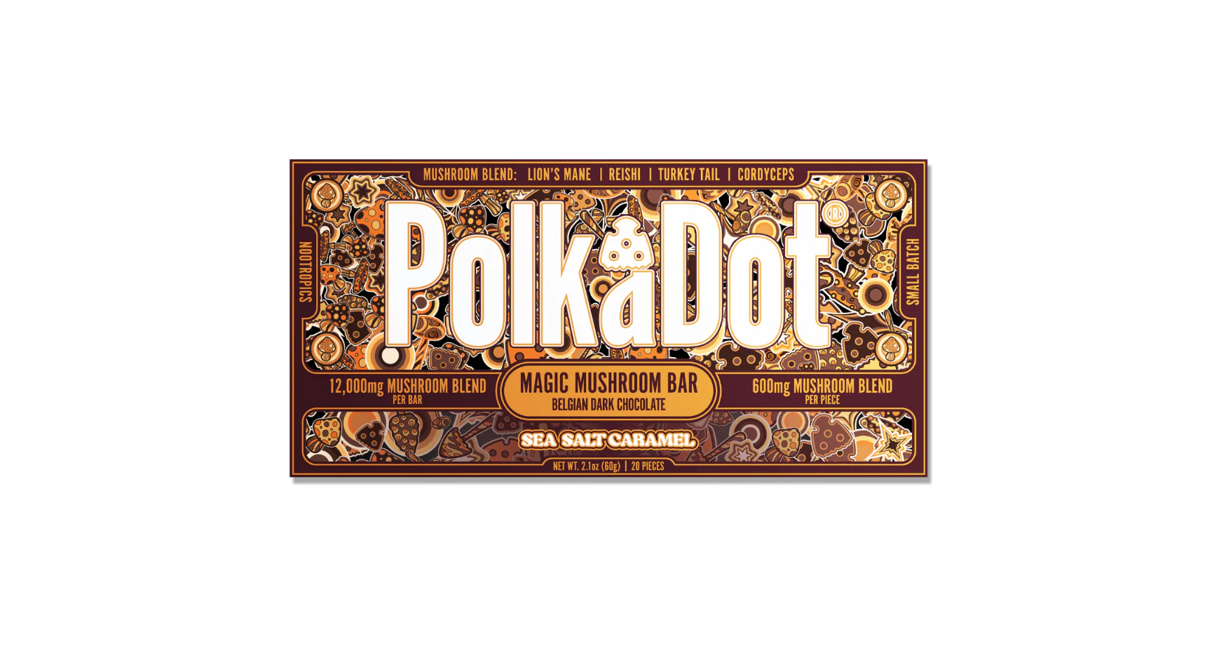 Buy Polkadot Mushroom Chocolate Bar
