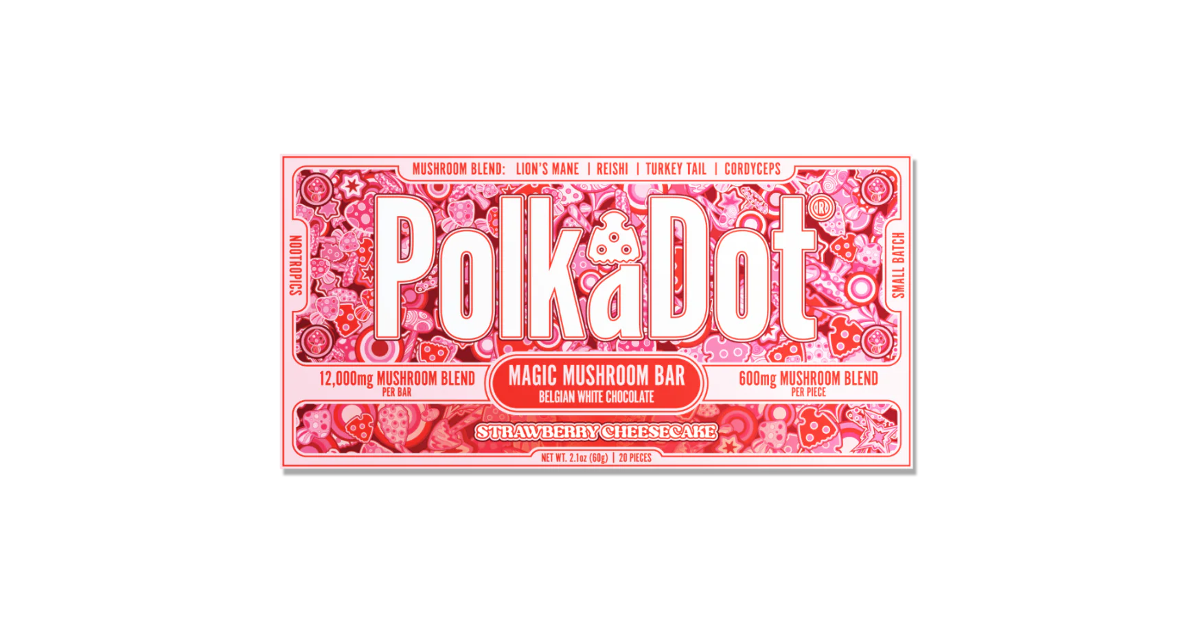 Polkadot Mushroom Chocolate Bar - Image 3