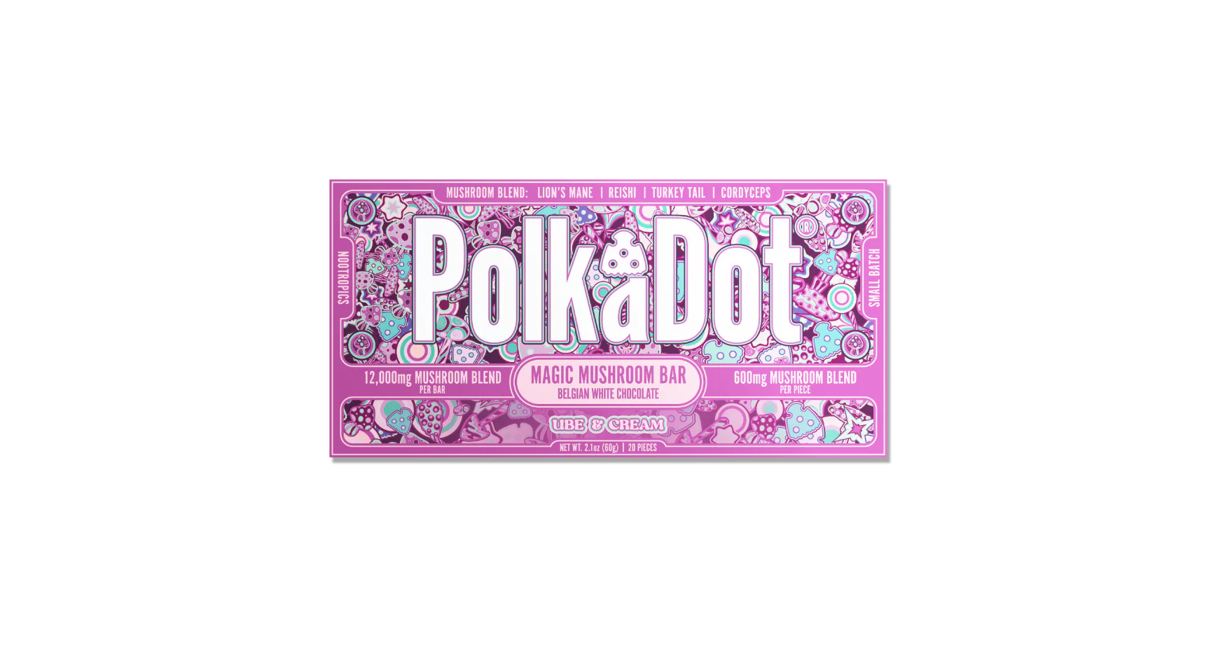 Buy Polkadot Mushroom Chocolate Bar