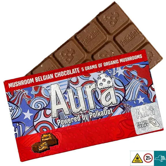 Aura Mushroom Chocolate Bar Powered By Polkadot - Snickers