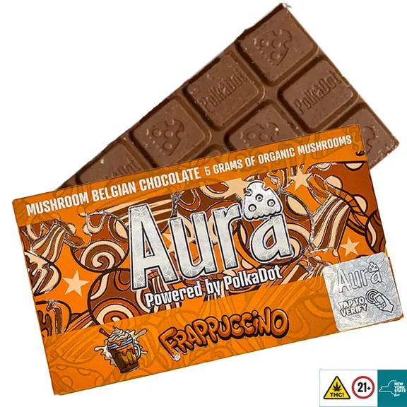Aura Mushroom Chocolate Bar Powered By Polkadot - Frappuccino
