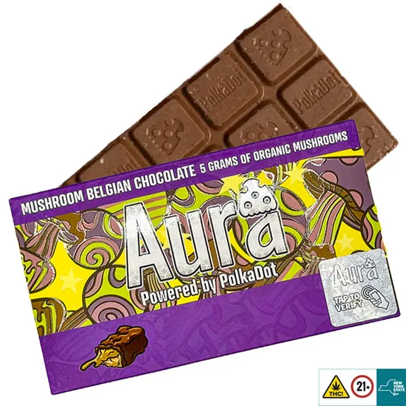 Aura Mushroom Chocolate Bar Powered By Polkadot - MilkyWay